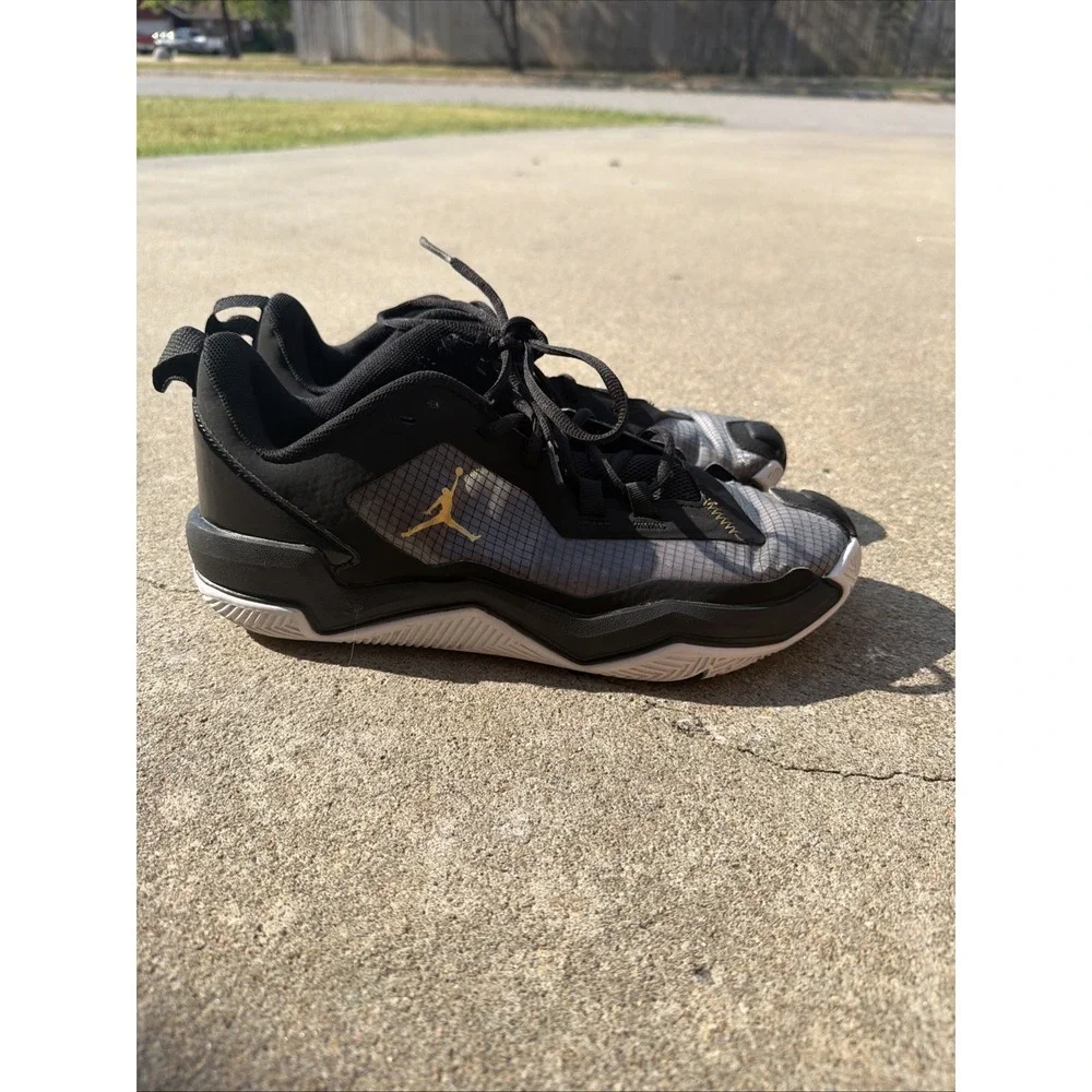 Nike Air Jordan One Take 4 Men's Size US 11 Black Gray Gold Sneakers DO7193-007